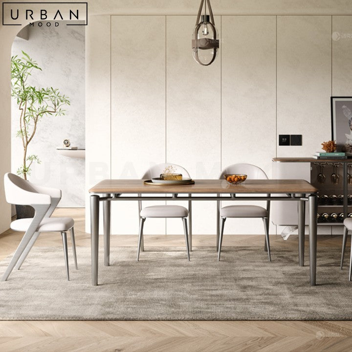 MIRELI Modern Solid Wood Dining Table