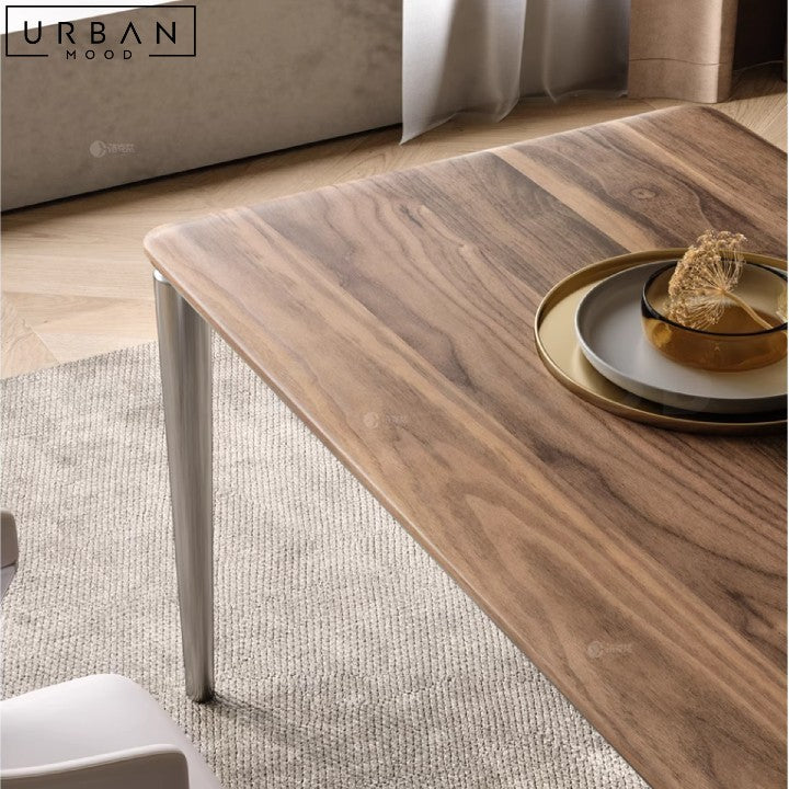 MIRELI Modern Solid Wood Dining Table