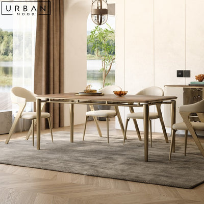 MIRELI Modern Solid Wood Dining Table