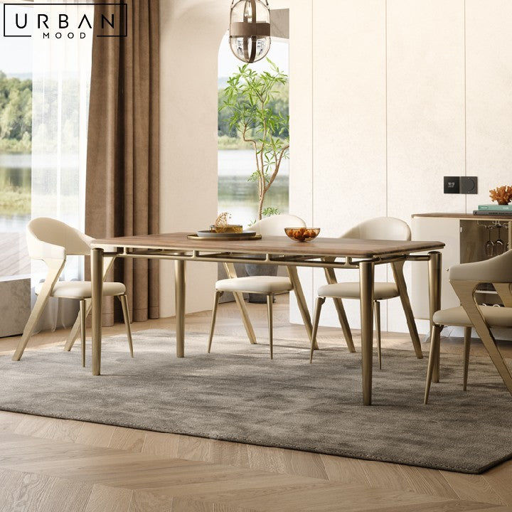 MIRELI Modern Solid Wood Dining Table