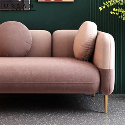 MIRELLE Modern Velvet Chaise Sofa