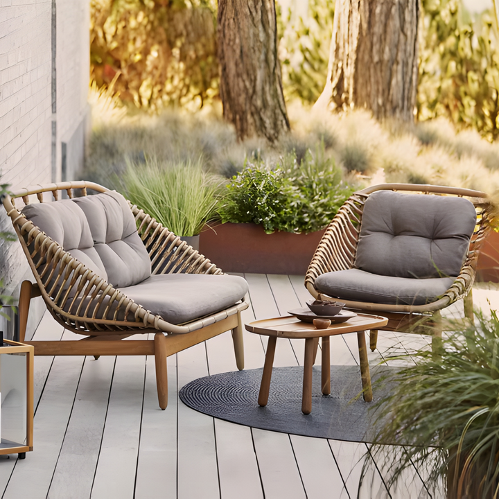 MIRETTA Modern Outdoor Rattan Sofa - Urban Mood Singapore