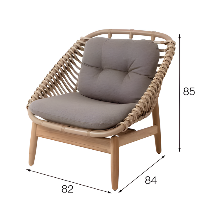 MIRETTA Modern Outdoor Rattan Sofa - Urban Mood Singapore