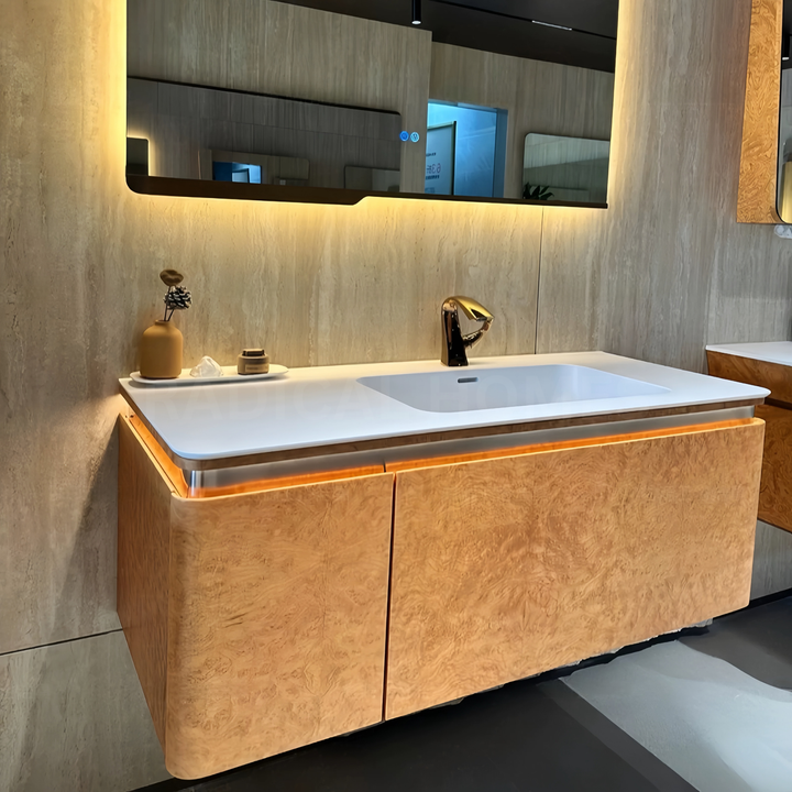 MIREVO Modern Mappa Burl Vanity Sink - Urban Mood Singapore