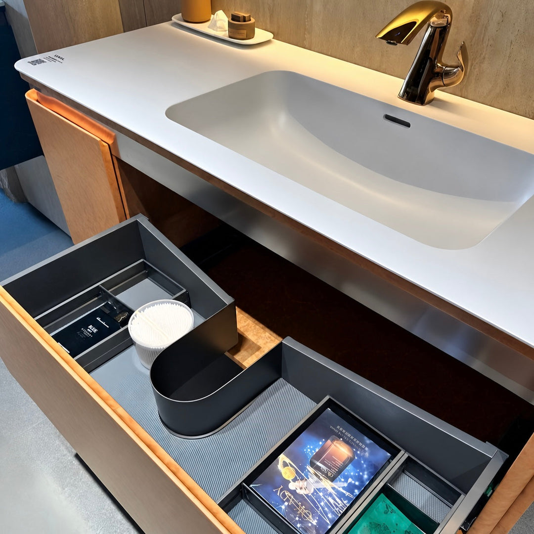 MIREVO Modern Mappa Burl Vanity Sink - Urban Mood Singapore