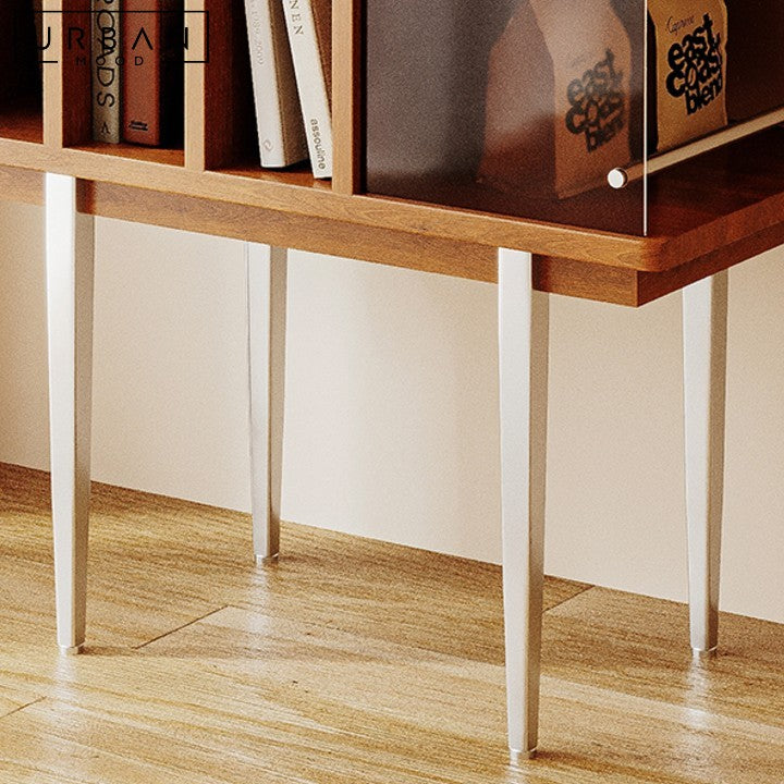 MISHRA Modern Solid Wood Side Cabinet