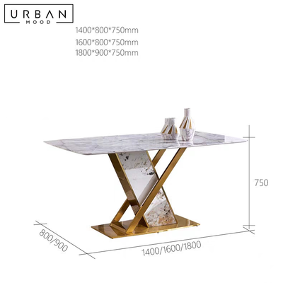 MISSION Modern Sintered Stone Dining Table