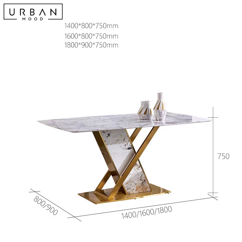 MISSION Modern Sintered Stone Dining Table