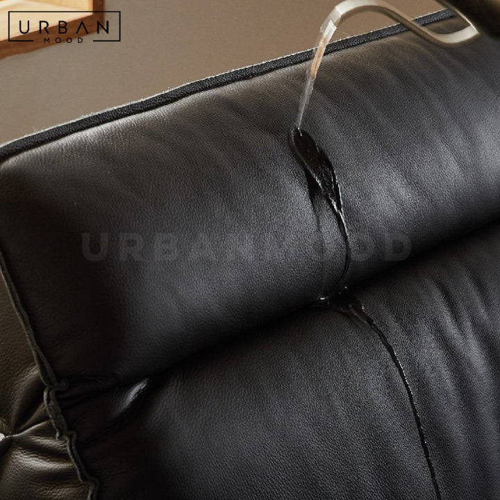 MOCA Japandi Leather Sofa