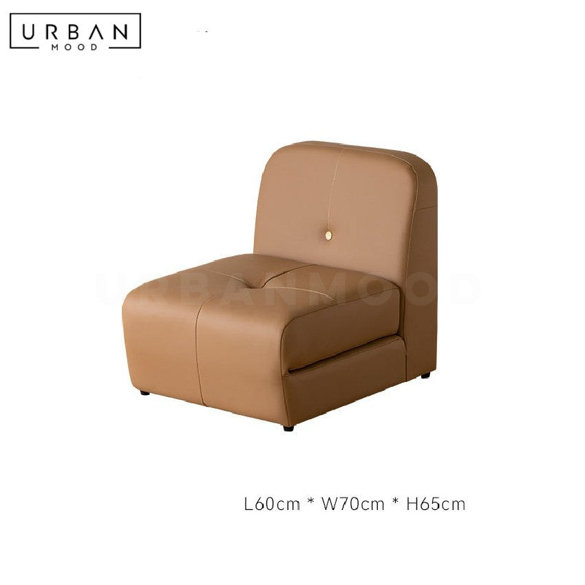 MOCCI Modern Leather Sofa Bed