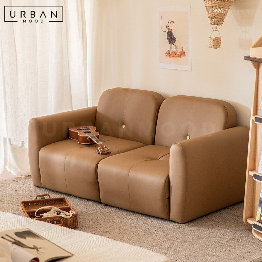 MOCCI Modern Leather Sofa Bed