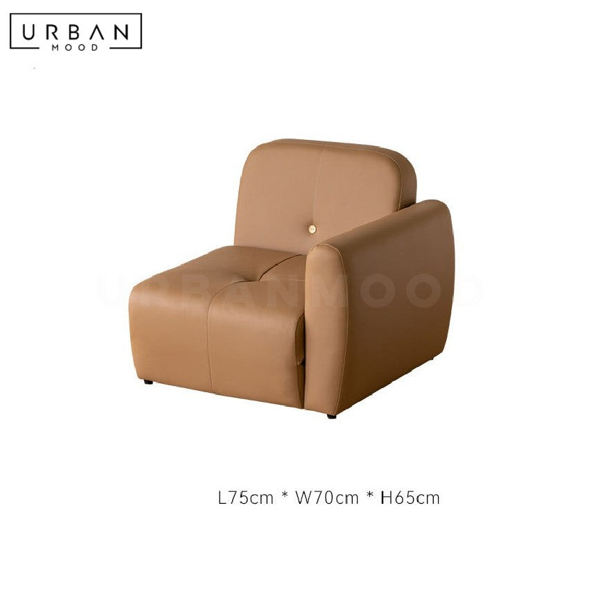 MOCCI Modern Leather Sofa Bed