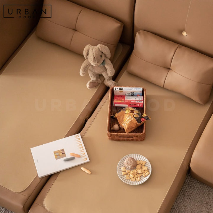 MOCCI Modern Leather Sofa Bed