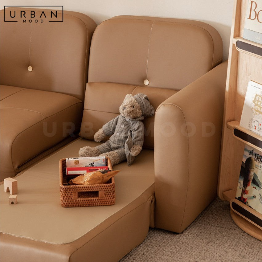 MOCCI Modern Leather Sofa Bed