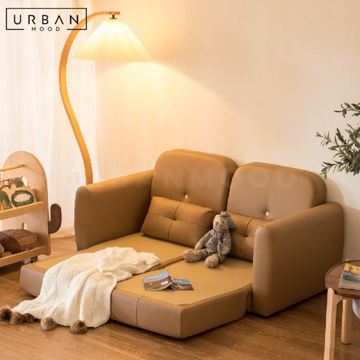 MOCCI Modern Leather Sofa Bed