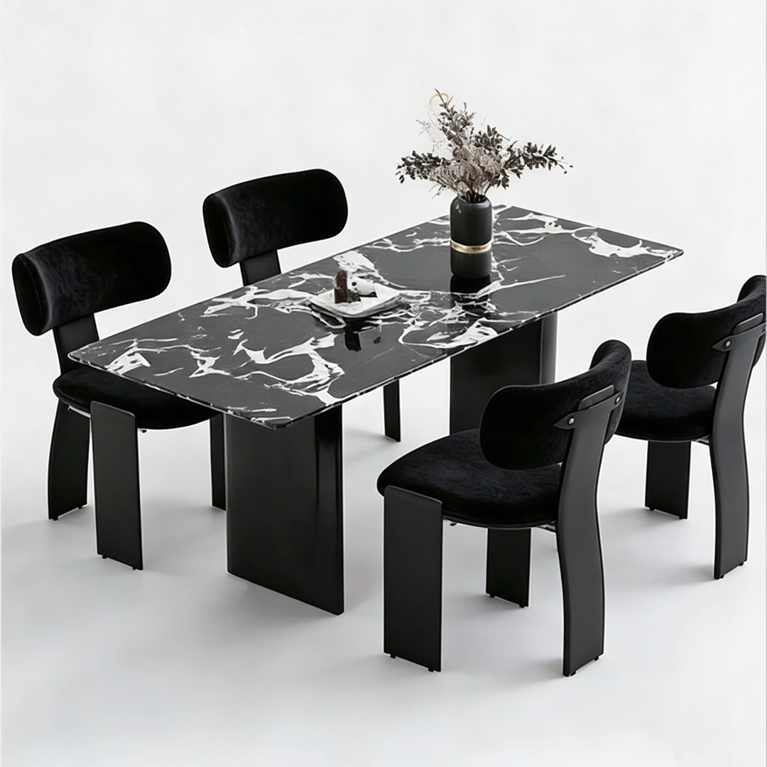 MOFUN Luxury Velvet Dining Chair - Urban Mood Singapore