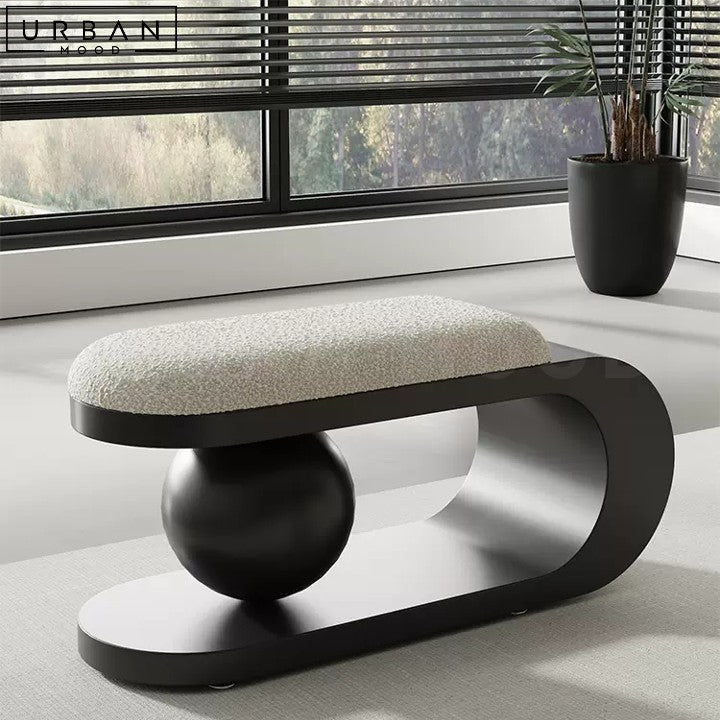 MONSON Modern Boucle Bench