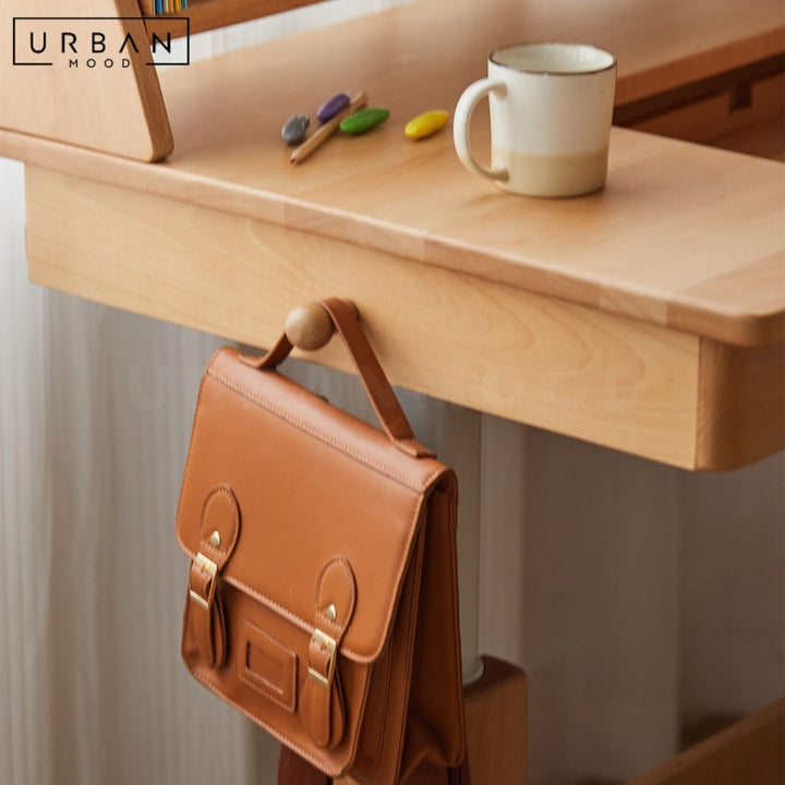 MONTREAL Modern Solid Wood Adjustable Study Table