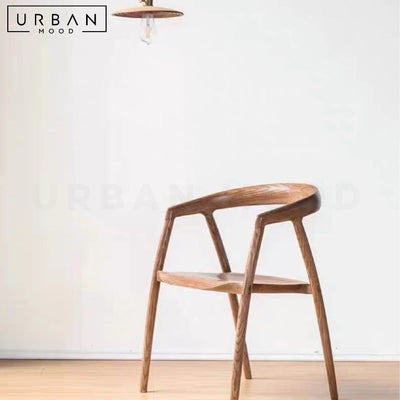 MORAGA Modern Solid Wood Dining Chair