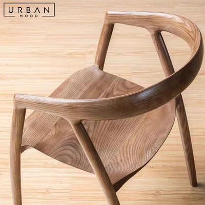 MORAGA Modern Solid Wood Dining Chair