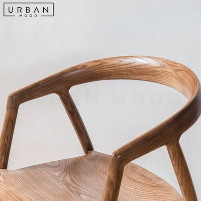 MORAGA Modern Solid Wood Dining Chair