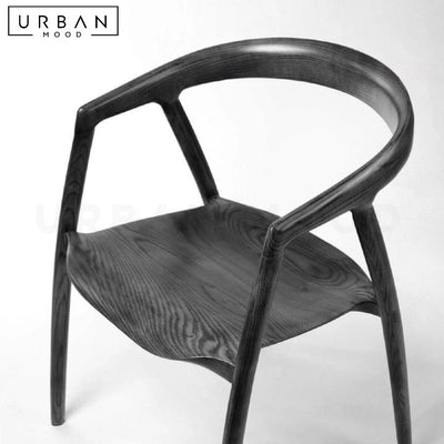 MORAGA Modern Solid Wood Dining Chair