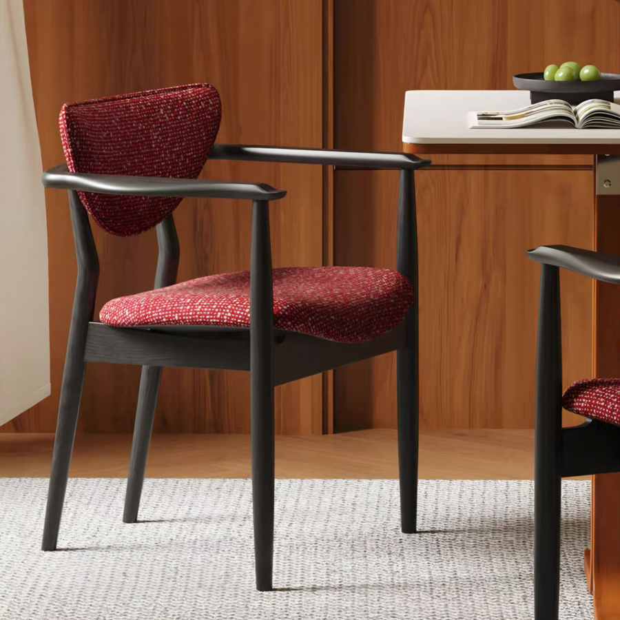 MORENS Modern Fabric Dining Chair - Urban Mood Singapore