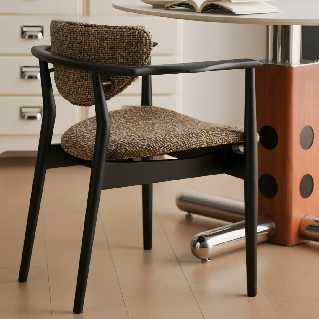 MORENS Modern Fabric Dining Chair - Urban Mood Singapore