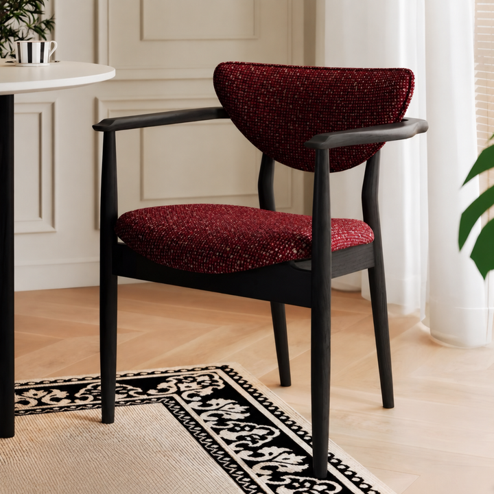 MORENS Modern Fabric Dining Chair - Urban Mood Singapore