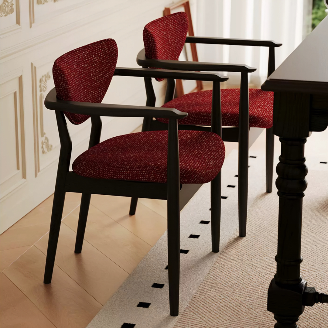 MORENS Modern Fabric Dining Chair - Urban Mood Singapore
