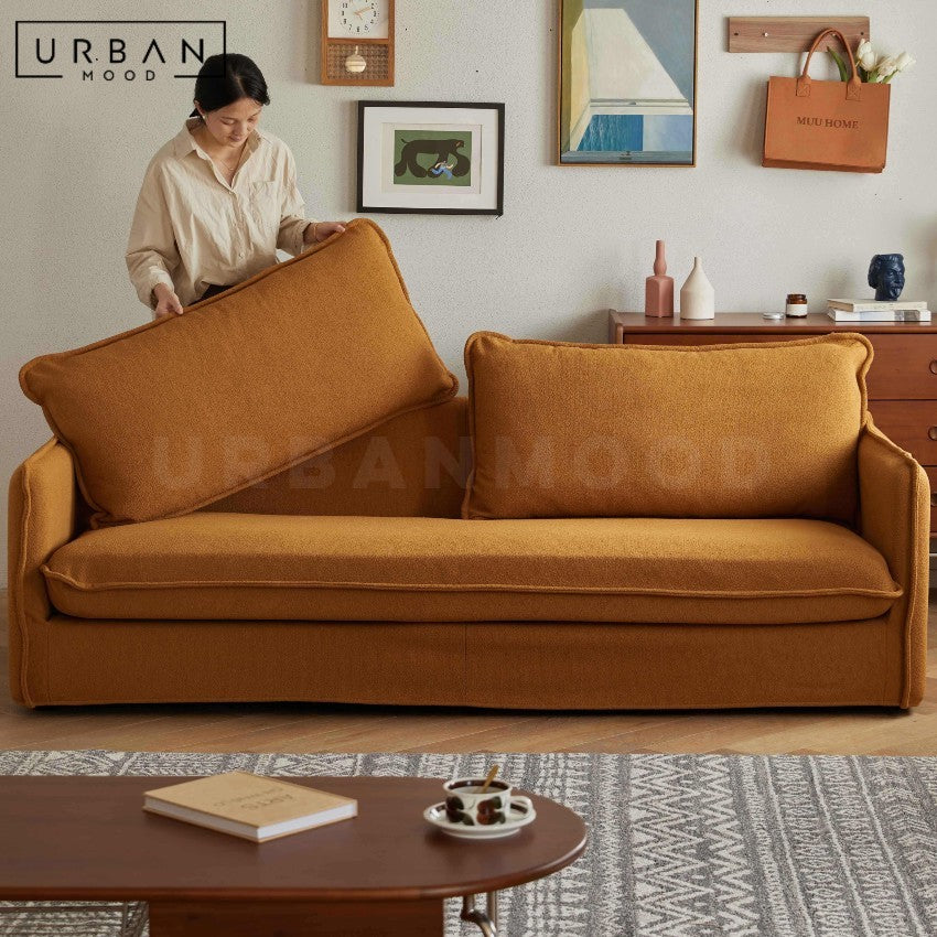 MOROSE Modern Boucle Sofa
