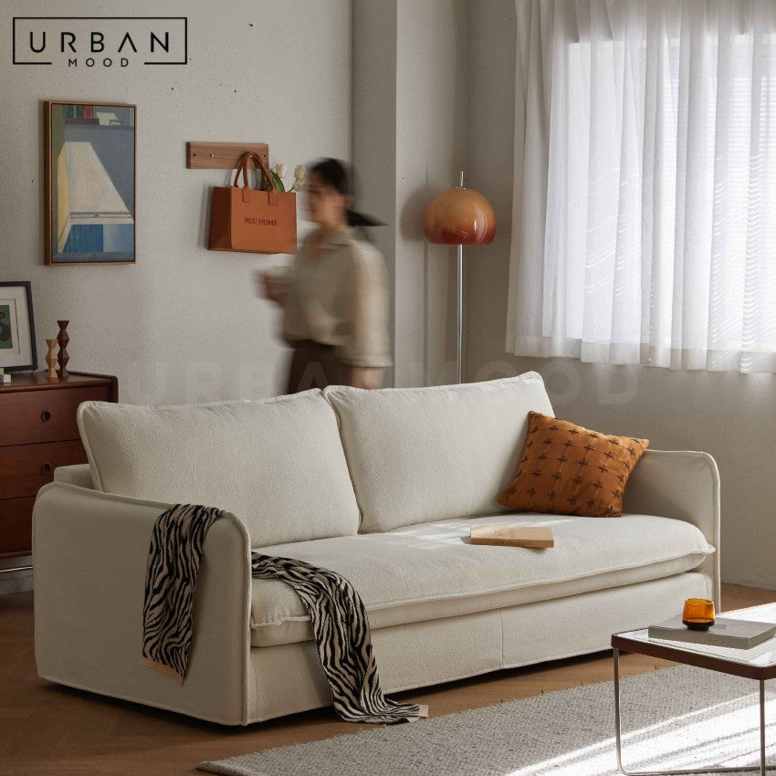 MOROSE Modern Boucle Sofa