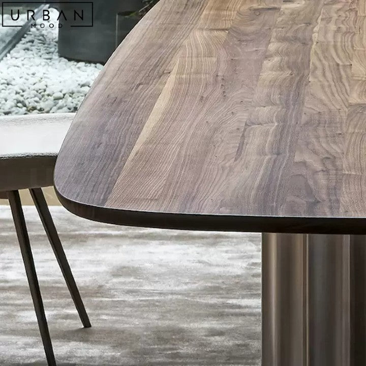 MORTY Modern Solid Wood Dining Table