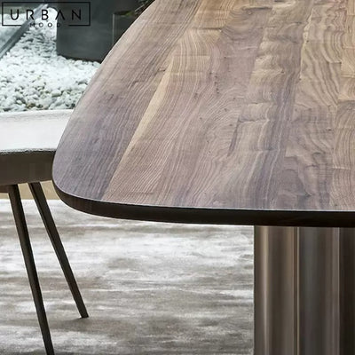 MORTY Modern Solid Wood Dining Table