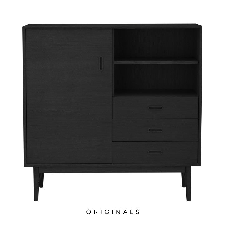MOCHA Scandinavian Tall Sideboard