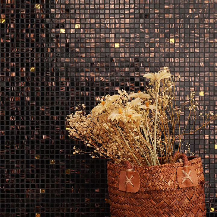 MSC1007 | Tiger Eye Mosaic Wall Tile