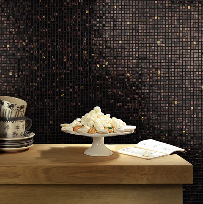 MSC1007 | Tiger Eye Mosaic Wall Tile