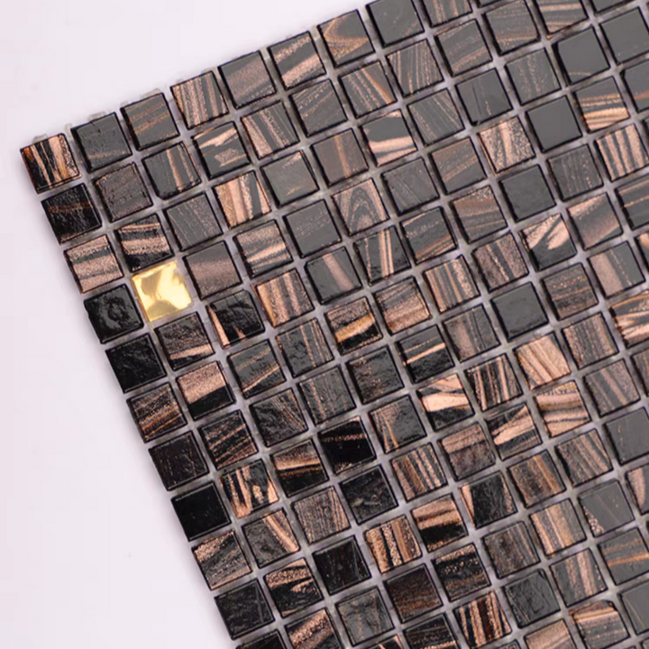 MSC1007 | Tiger Eye Mosaic Wall Tile