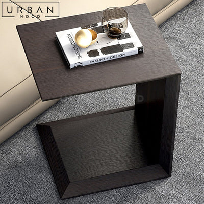 MTHA Modern Solid Wood Side Table
