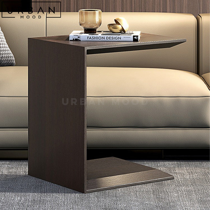 MTHA Modern Solid Wood Side Table