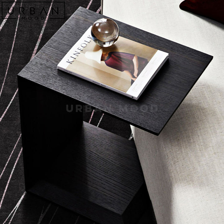 MTHA Modern Solid Wood Side Table