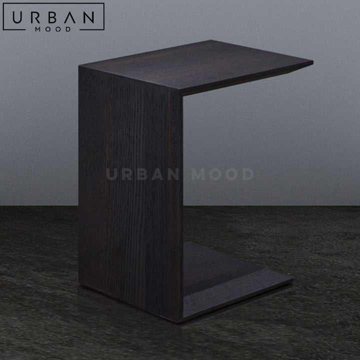 MTHA Modern Solid Wood Side Table