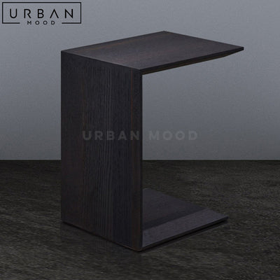 MTHA Modern Solid Wood Side Table