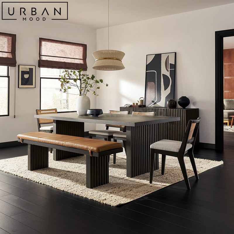 MUGG Modern Solid Wood Dining Table