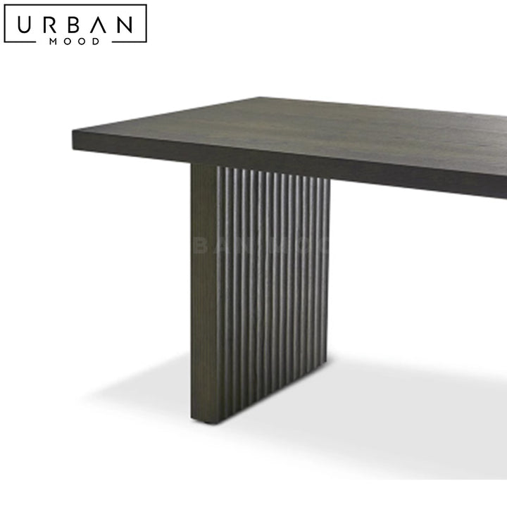 MUGG Modern Solid Wood Dining Table