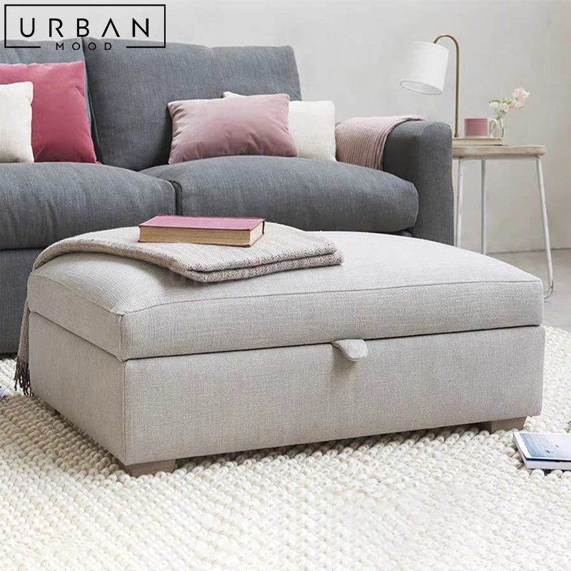 MULLAN Scandinavian Storage Ottoman