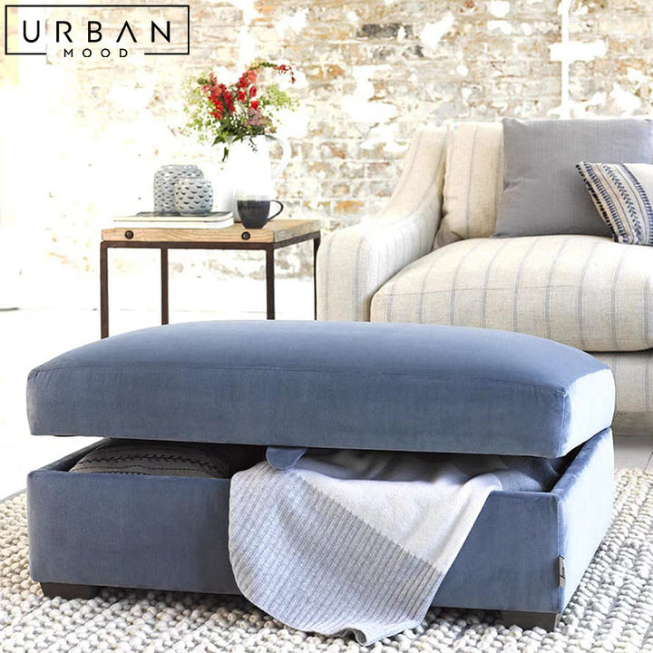 MULLAN Scandinavian Storage Ottoman