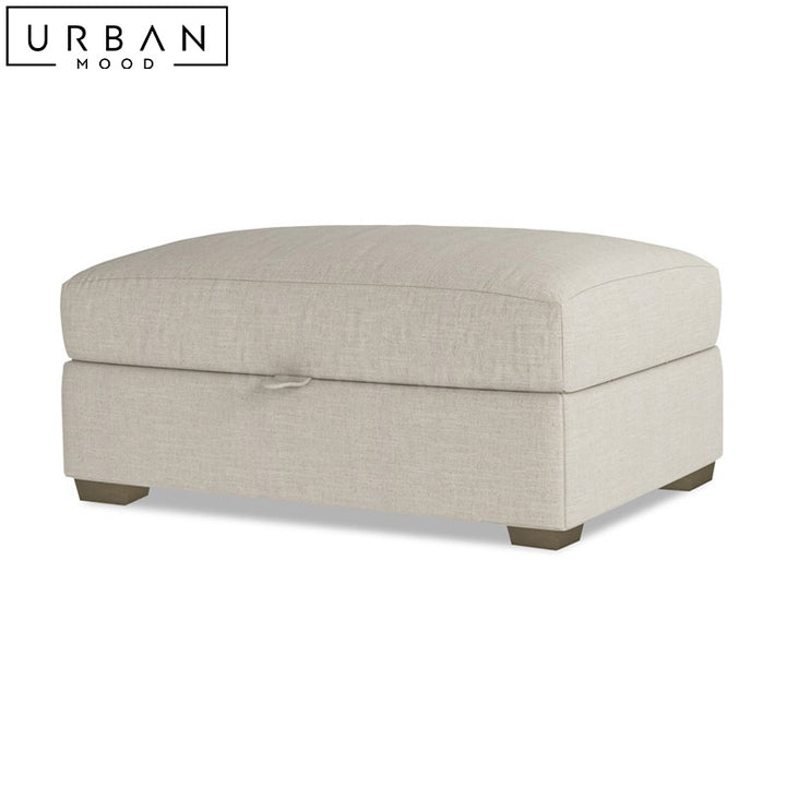 MULLAN Scandinavian Storage Ottoman