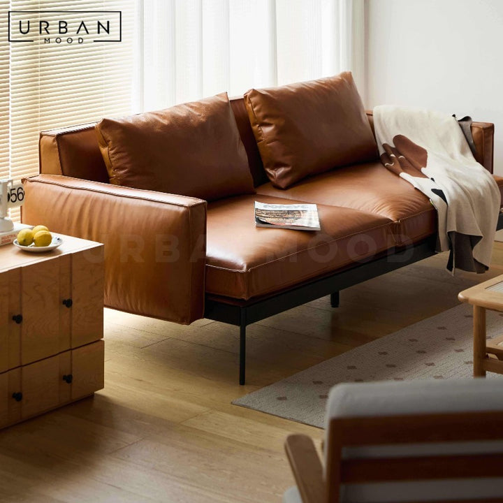 MUMU Modern Leather Sofa