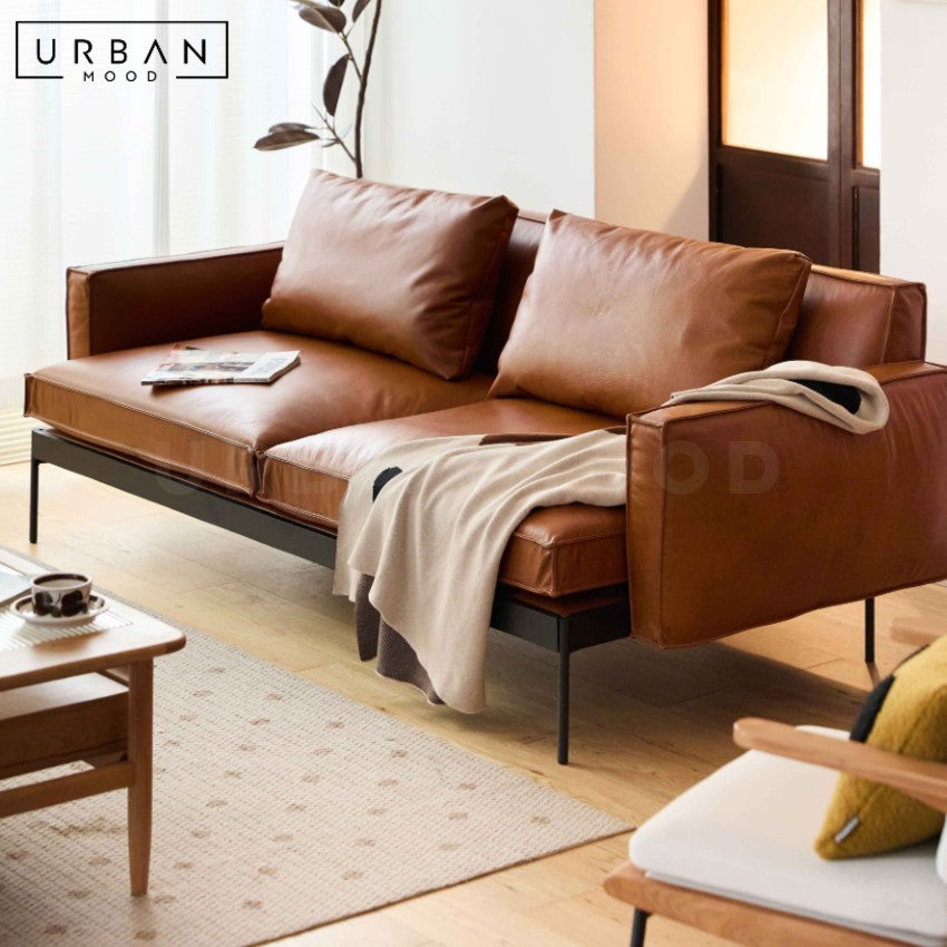 MUMU Modern Leather Sofa